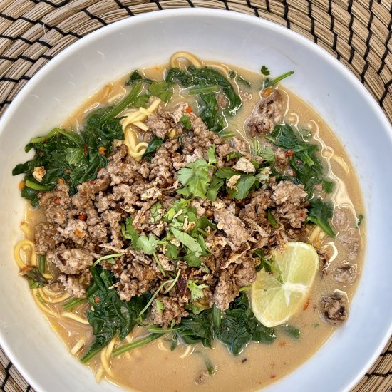 Pork Tan Tan Ramen with Miso