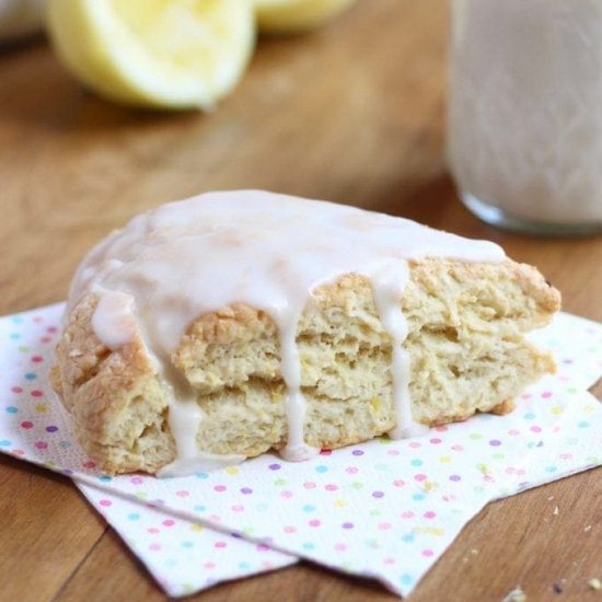 Easy Vegan Lemon Scone Recipe