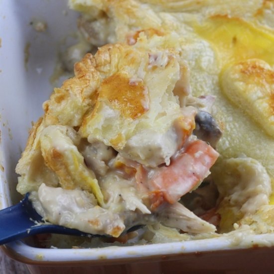 Leftover Chicken Pie