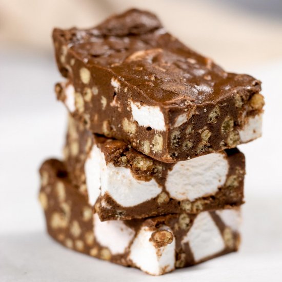 Rocky Road Protein Bars