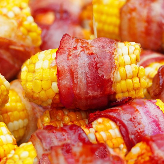 Bacon Wrapped Corn on the Cob