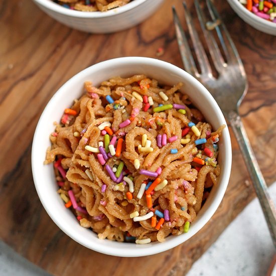 Paleo Vegan Funfetti Spaghetti