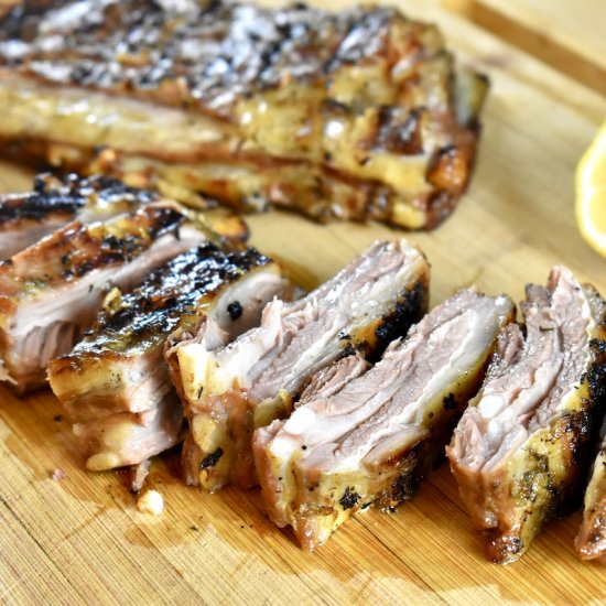 Greek Style Lamb Ribs