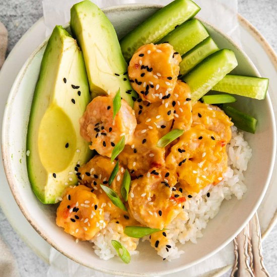 Bang Bang Shrimp Bowls