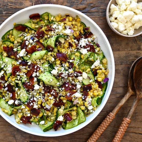 Corn and Zucchini Salad