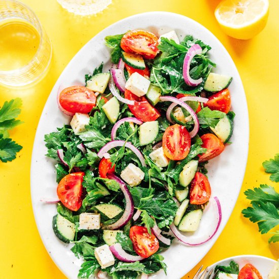 Best Ever Parsley Salad