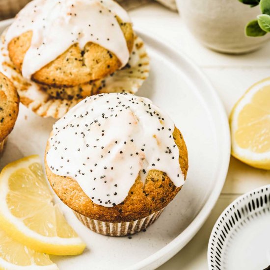 Lemon poppy seed muffins recipe