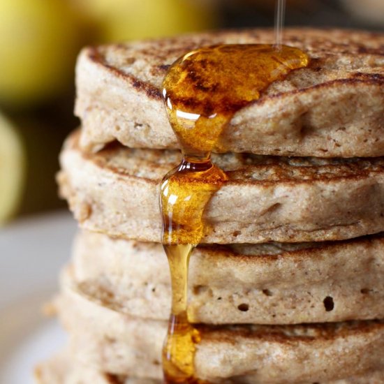 Whole Wheat Lemon Yogurt Pancakes