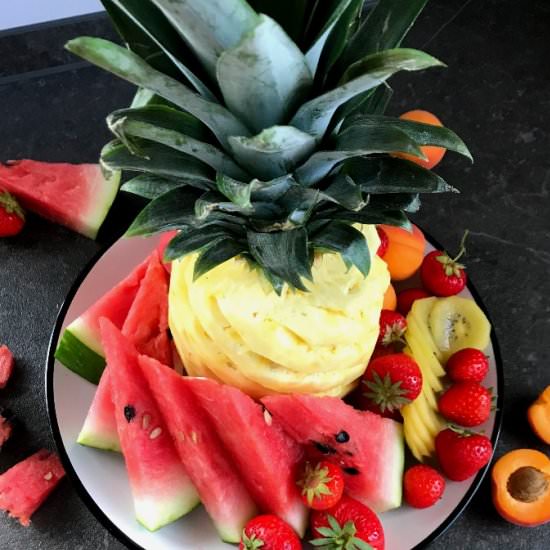 How to Beautifully cut Pineapple