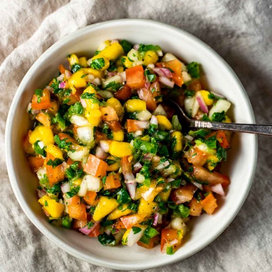 Mango Peach Salsa