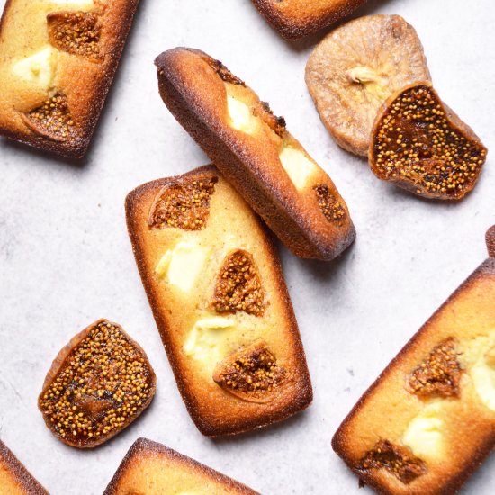 Fig Cream Cheese Financiers