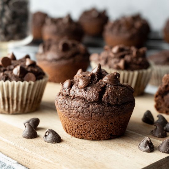 Healthy Chocolate Muffins