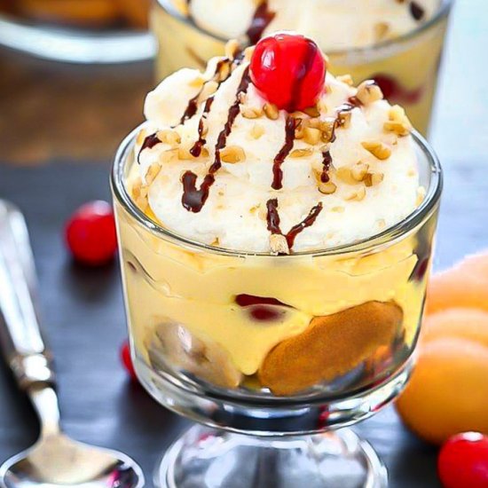 No Bake Banana Pudding