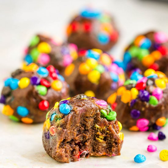 Cosmic Brownie Protein Bites