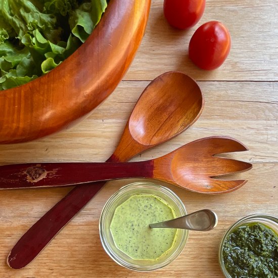 Creamy Pesto Dressing