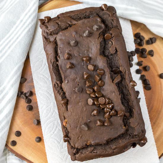 Double Chocolate Banana Bread