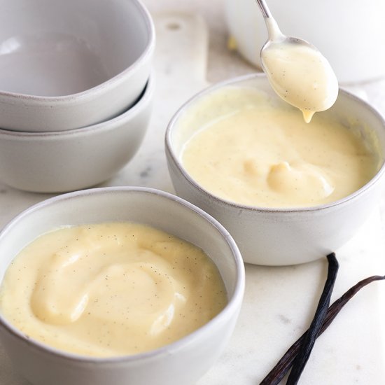 Homemade Vanilla Bean Pudding