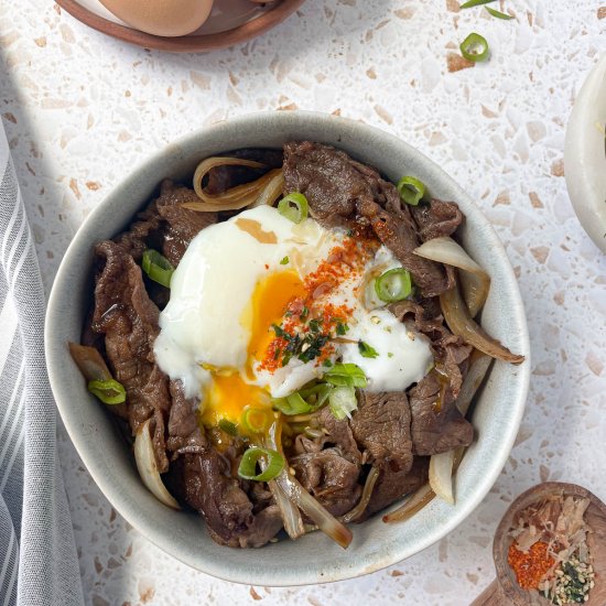 Healthy Gyudon