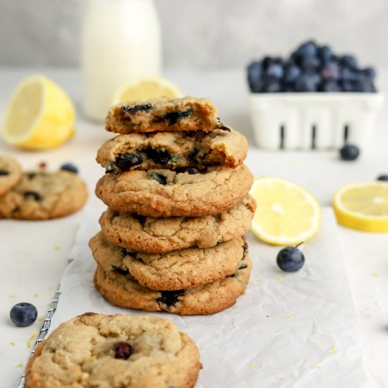 Lemon Blueberry Cookies