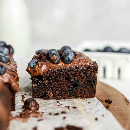 Blueberry Chocolate Cake