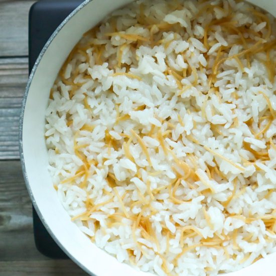 Egyptian Rice With Vermicelli