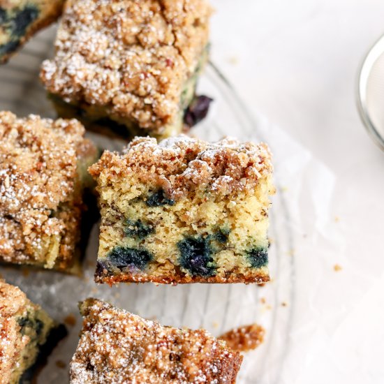 Blueberry Banana Coffee Cake