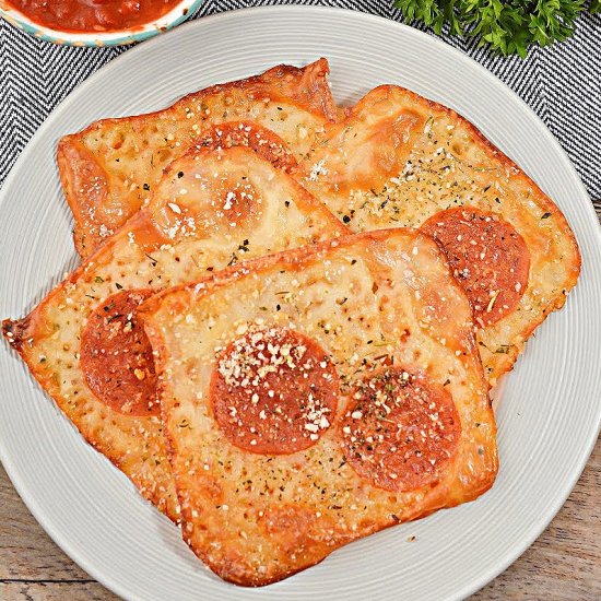 Large Keto Pizza Crackers