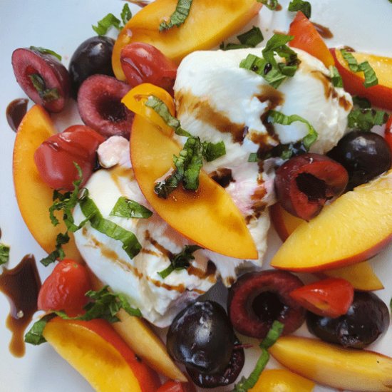 Stone Fruit Burrata Salad