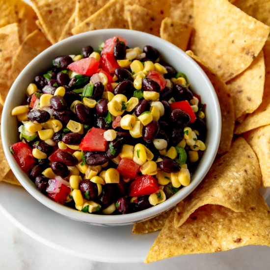 Easy Black Bean and Corn Salsa