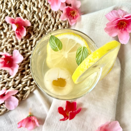 Iced Lychee tea for summer