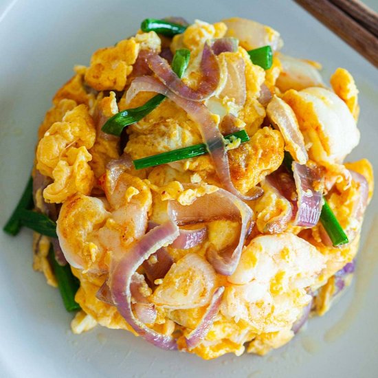 Shrimp Omelette