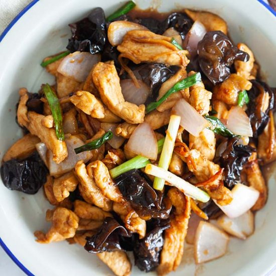 Ginger and Black Fungus Chicken