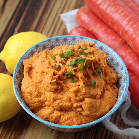 Beanless Carrot Hummus