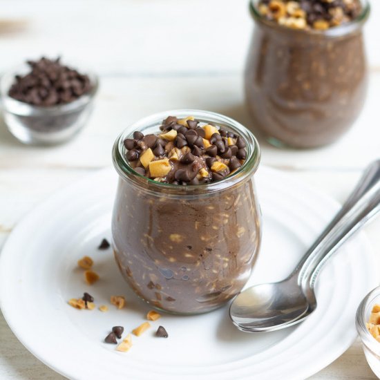 Snickers Overnight Oats