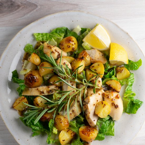 Sheet Pan Chicken Potato Salad!