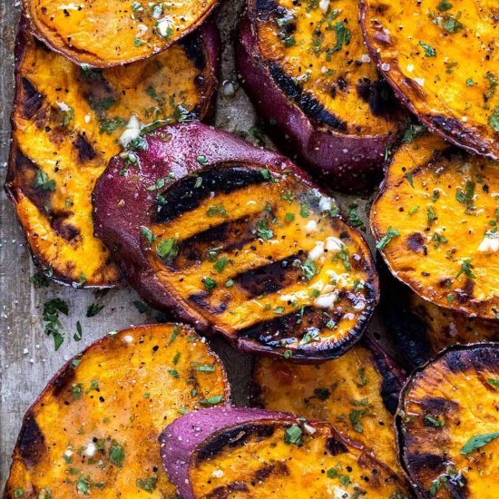 Grilled Sweet Potatoes