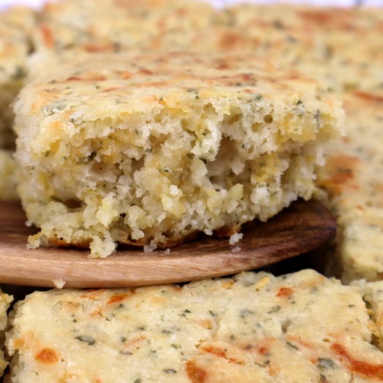 Cheddar Garlic Butter Swim Biscuits