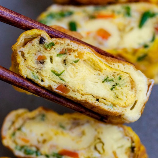 Korean Rolled Omelette