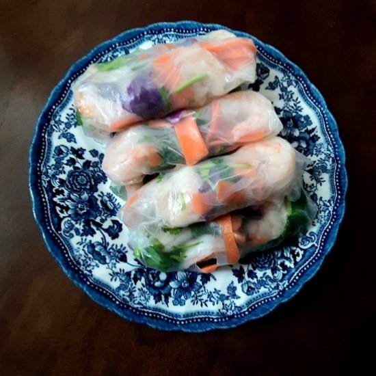 Fresh Spring Rolls without Noodles