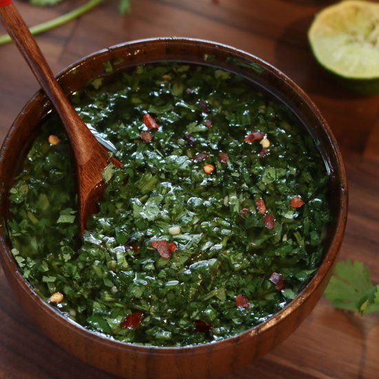 Chimichurri Sauce 2 Ways