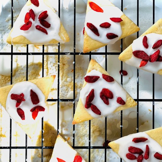 Lemon + Goji Berry Shortbreads