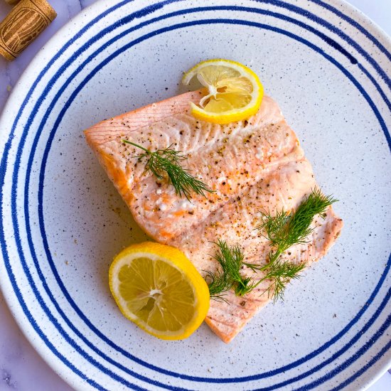 Simple Poached Salmon