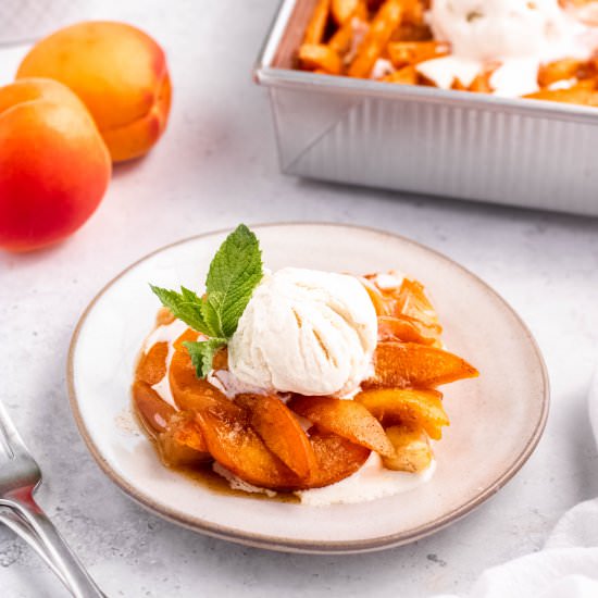 Fresh Apricot Cobbler