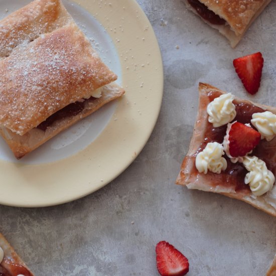 Strawberry Cream Puffs