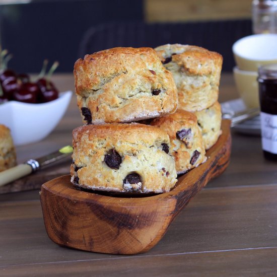 Gluten Free Cherry Scones