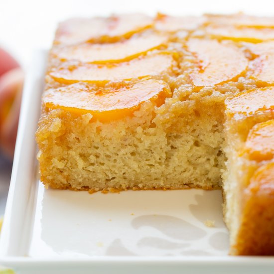 Peach Upside-Down Cake