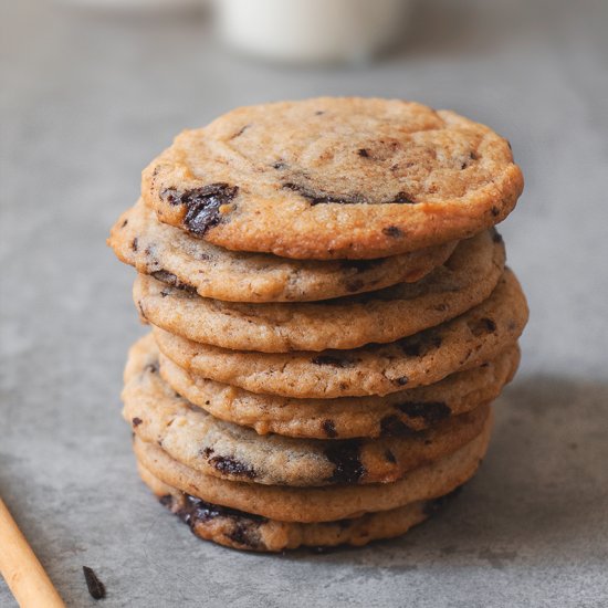 Chewy Honey Chocolate Chunk Cookies