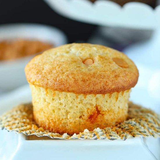 Eggless Butter Scotch Cupcakes