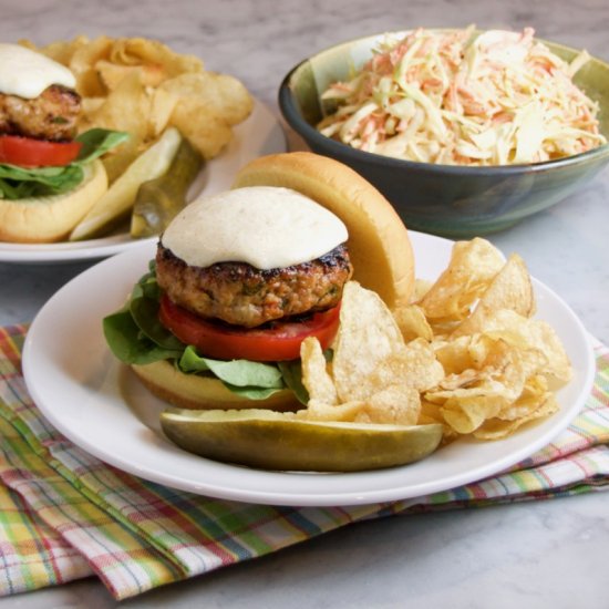 Chicken Parm Burgers