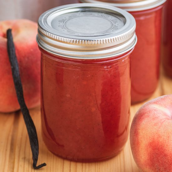 Vanilla White Peach Jam